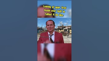 Looking at your first house ever built in Fallout 4 be like: #fallout #memes #shorts
