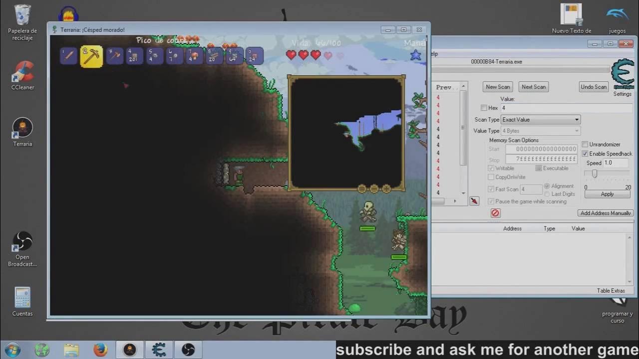 terraria infinite items cheat engine YouTube