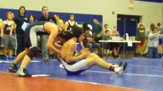 Milford Titans Wrestling: Rundlett Tounament; 19 Jan 2013 - Kyle match 1