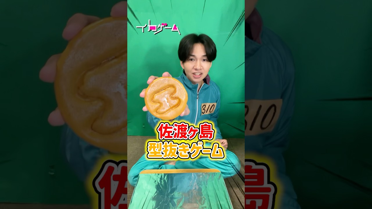 【イカゲーム】佐渡ヶ島型抜きゲームが難しすぎたw