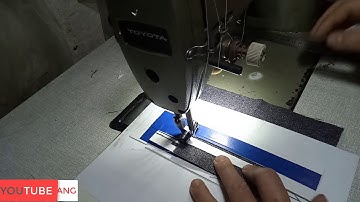 test thử gá cơi túi quần âu hai cơi bản to 8mm chuyên rập cải tiến