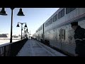 A very late Calif. Zephyr #6 in Ft. Morgan on 21FEB2026