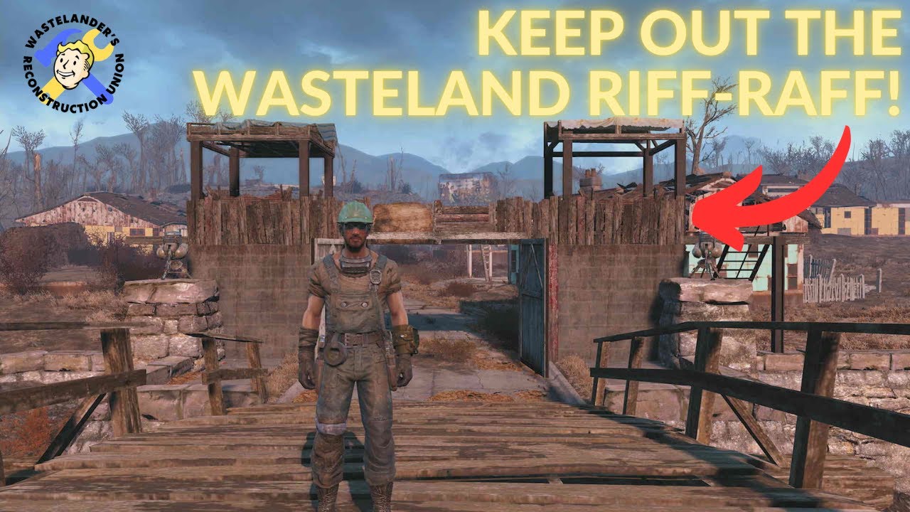 Fortifying Sanctuary: Crafting Entrance Guard Towers in Fallout 4 ...