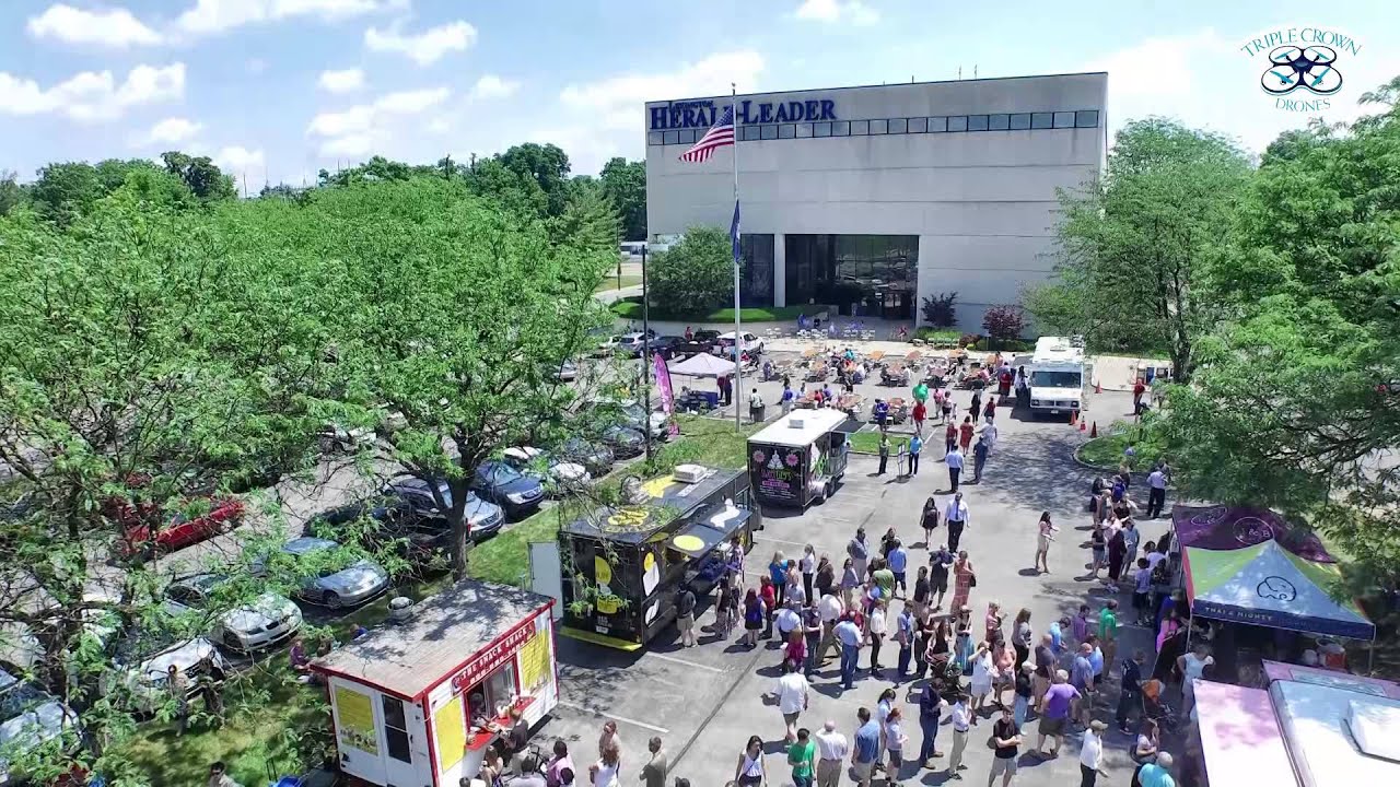 Food Truck Fridays Lexington HeraldLeader Phantom 3 Pro Aerial Footage YouTube