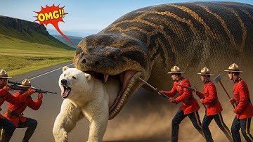 Heroic rescue team saves lonely bear from terrifying attack of giant python 🐻🐍