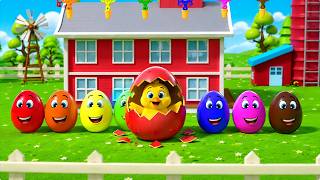 Funny Egg Expressions for Kids | Cute Surprise Faces and Fun Learning Adventure | Rhymes & Kids Song screenshot 4