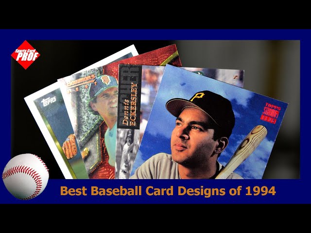 The Best Baseball Card Designs of 1994 - YouTube