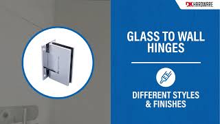 Shower Door Hinges | DK Hardware