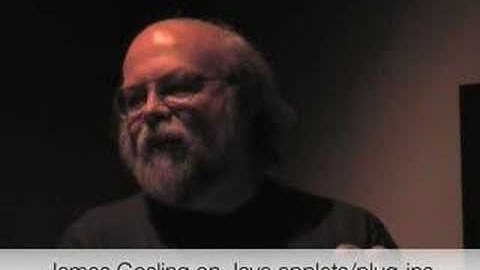 James Gosling on Java applets/plug-ins