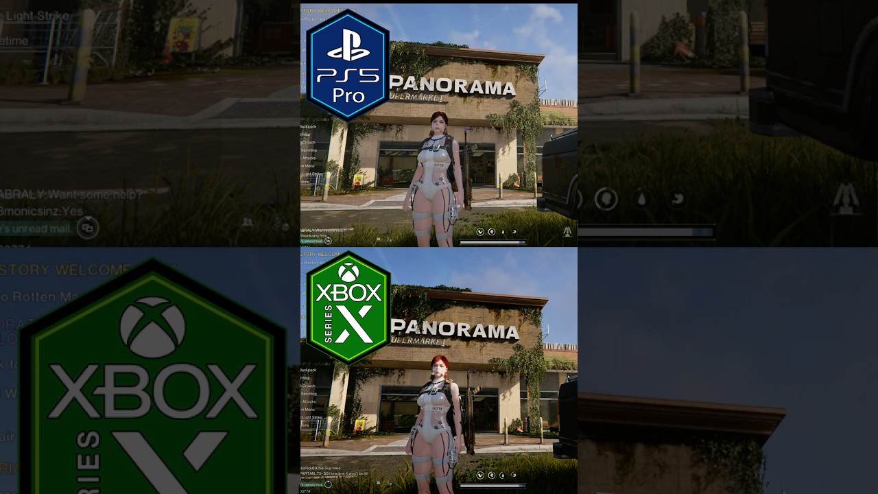 ONCE HUMAN PS5 Pro vs Xbox Series X Comparison