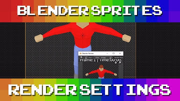 Blender 2D Sprite tutorial: Ep 2 - Render settings