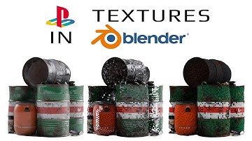 Instantly Convert Any Texture to PS1/Retro Style In Blender