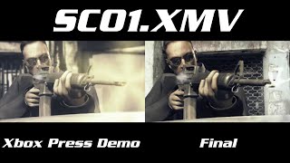 Driv3r - Cutscene 1 Side by Side Comparison (Xbox Press Demo vs Final)