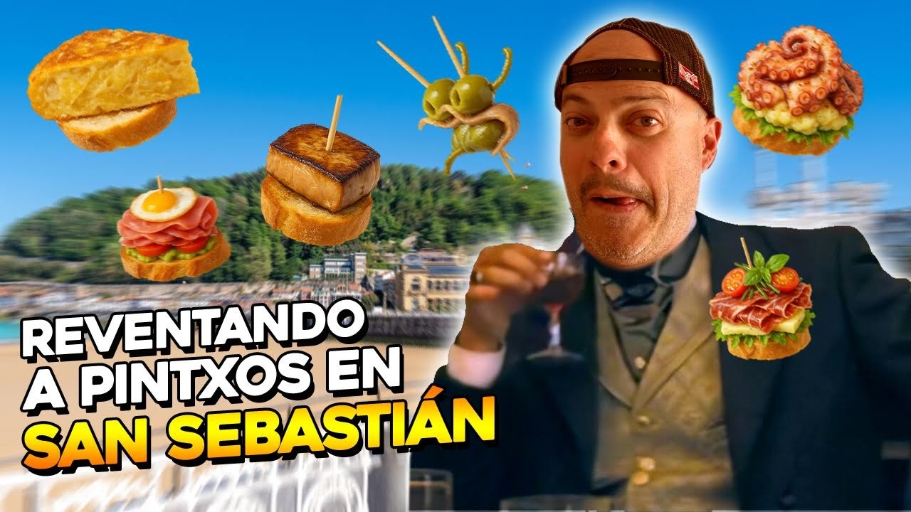 Comiendo MUCHOS PINTXOS en SAN SEBASTIAN *Ruta de LOS MEJORES BARES* 🫒🍻