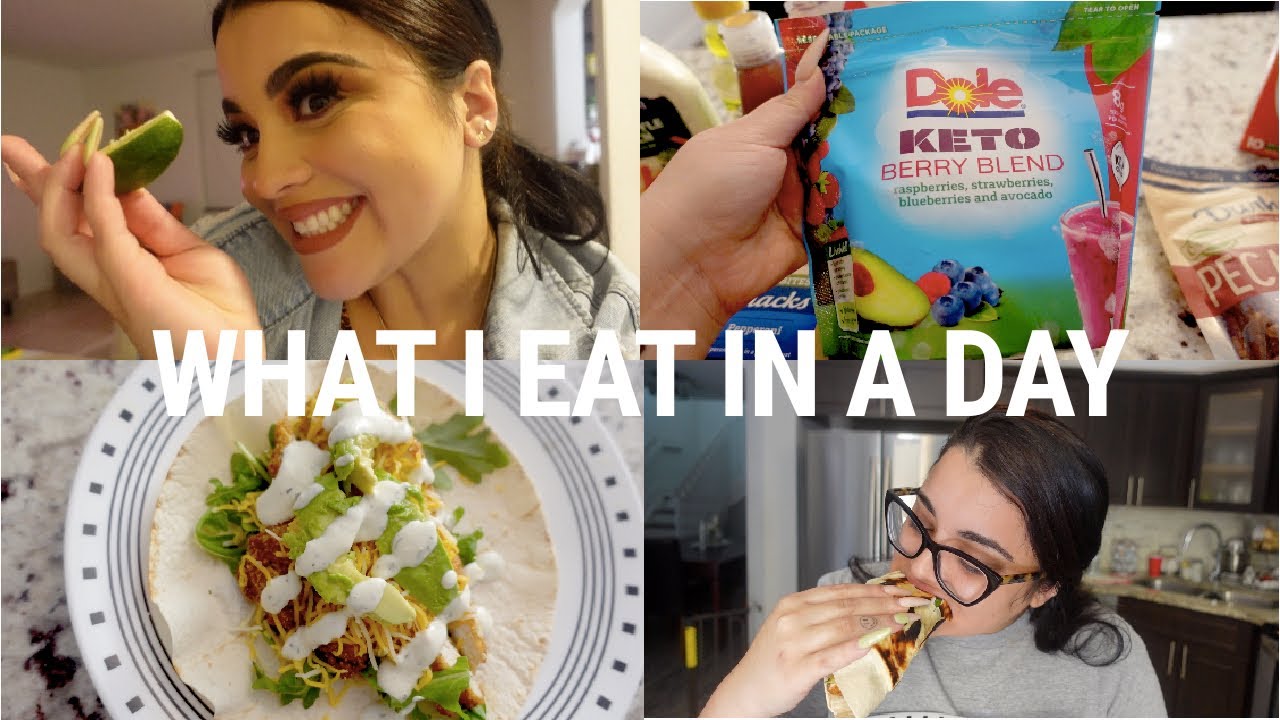WHAT I EAT IN A DAY ON KETO/ LOW CARB & GROCERY HAUL ⭐️