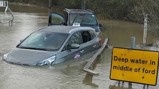 2 Fails At Once!! || UK Flooding || Vehicles vs Floods compilation || #143