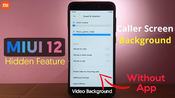 Secret MIUI 12 Trick to Change Caller Screen Background | Hidden Feature MIUI 12 Video Caller Screen