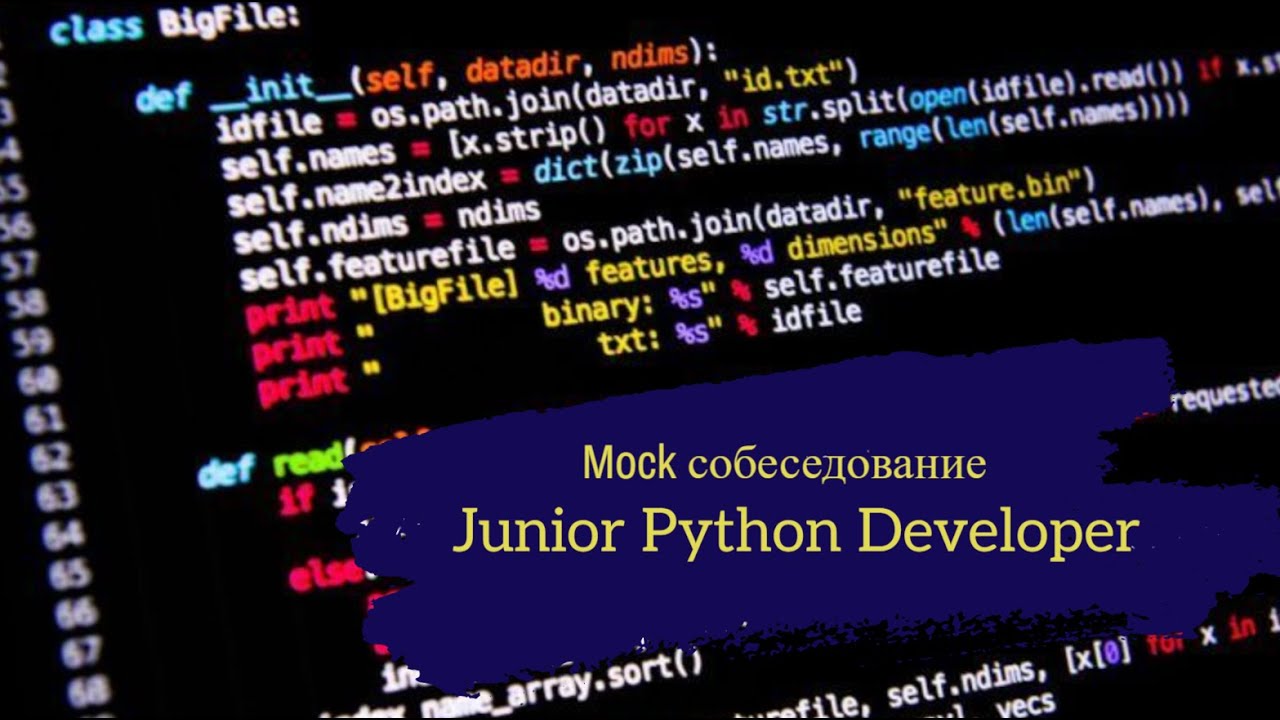 Джун или не джун? / Техсобес на позицию Junior Python Developer / Mock ...