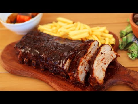 COSTELINHA DO OUTBACK COM MOLHO BARBECUE | FÁCIL - TODAS AS DICAS | RIBS ON THE BARBIE -Dika da Naka