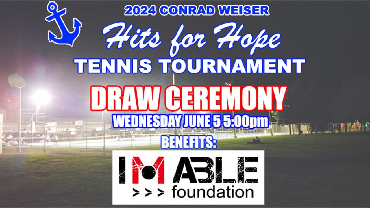 2024 Hits for Hope Tennis Tournament Draw Ceremony (Held on 6/5/24 at ...