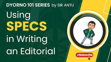 Dyorno 101 Writing an Editorial Article Using the SPECS Format #journalism #deped #trending