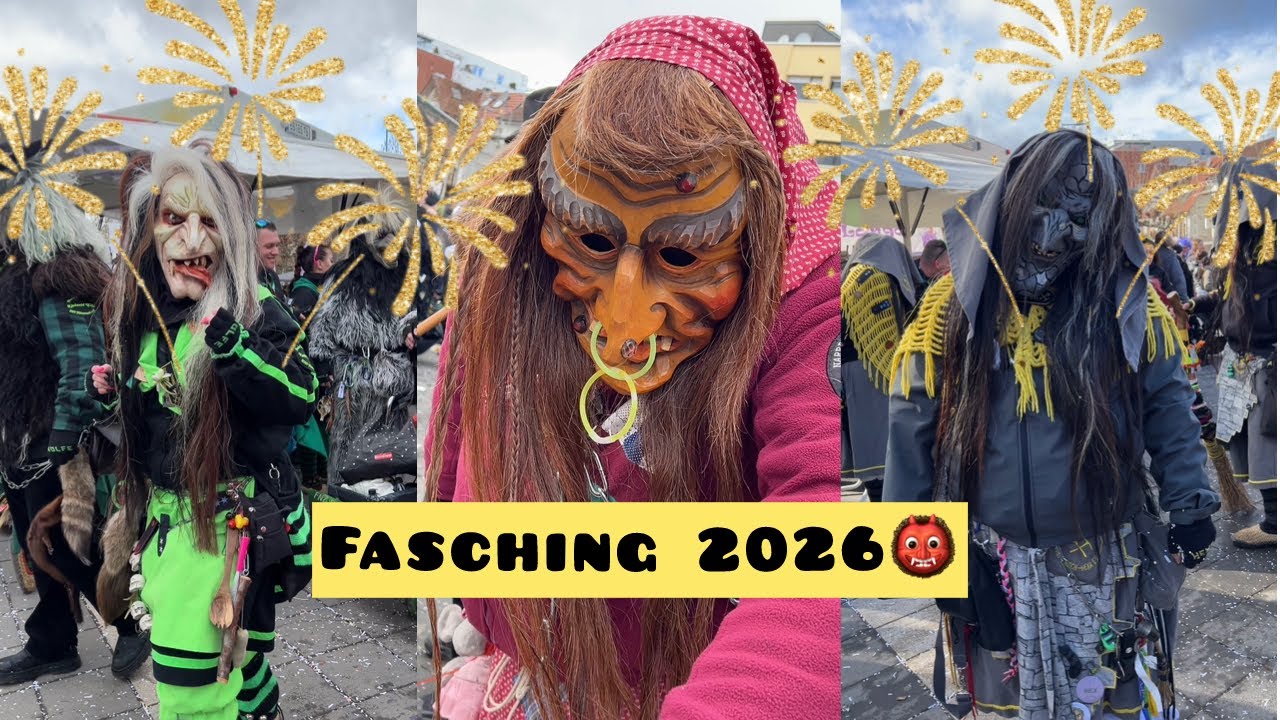 Fasching in Böblingen 2026👹❤️/Carnaval Germany 🇩🇪 