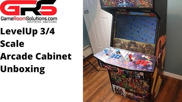 GRS LevelUp 3/4 Scale Arcade Cabinet Unboxing