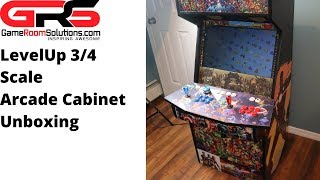 GRS LevelUp 3/4 Scale Arcade Cabinet Unboxing