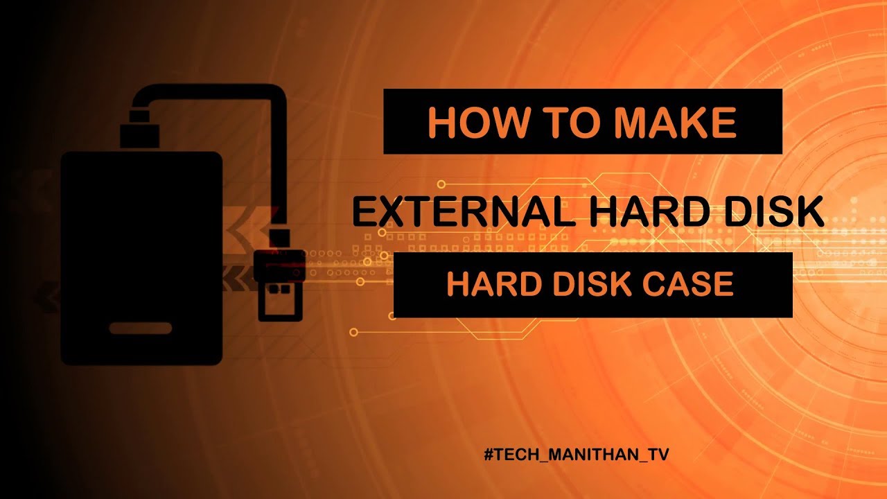 HOW TO MAKE EXTERNAL HARD DISK HARD DISK CASE TECH YouTube