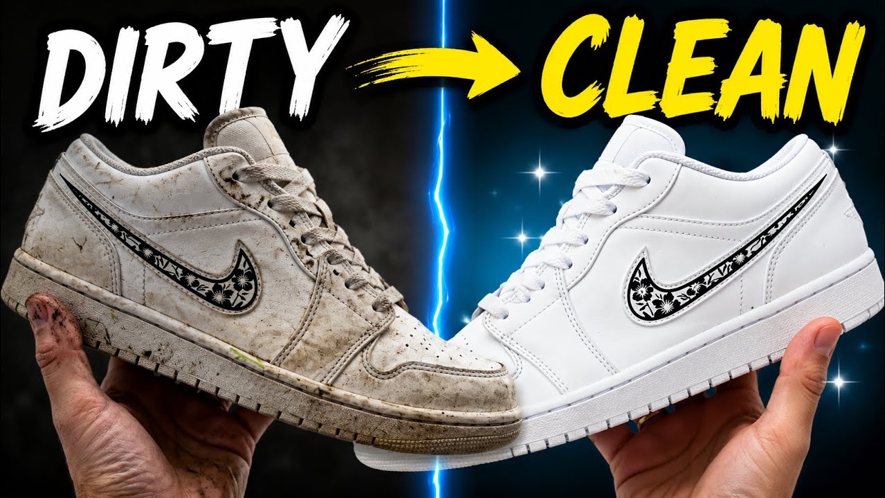 How To Make Old Shoes Look New Again- Clean White Shoes- Restore Shoes ...