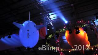lighted blimps indoor and outdoor
