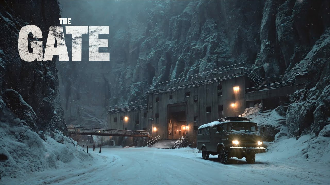 Beyond the Frozen Gate | Mysterious Winter Sci-Fi Ambience