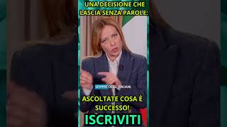 UNA DECISIONE CHE LASCIA SENZA PAROLE ASCOLTATE COSA È SUCCESSO!