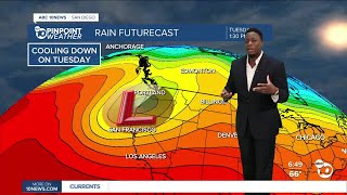 ABC 10News Pinpoint Weather with Moses Small: Big cooldown coming mid week