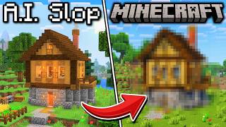 I Built 5 Terrible AI Generated Minecraft Houses!