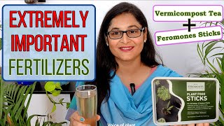 Super Tonics Vermicompost Tea & FEROMONES STICK वर्मीकम्पोस्ट खाद#vermicompost #fertilizer  #plants