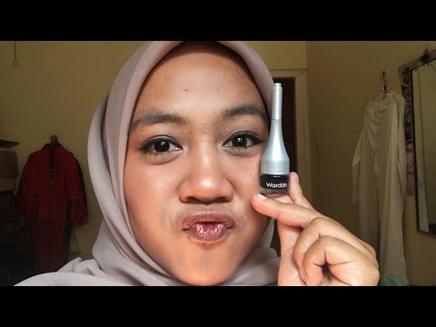 Tutorial: Eyeliner Liquid Wardah. 