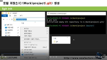 분산형 버전관리 도구 GIT 05강 - 로컬 저장소 생성하기