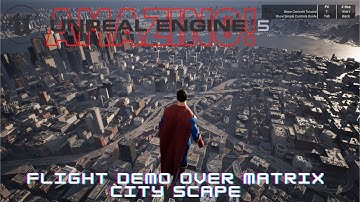 Unreal Engine 5 Superman Flight Demo with Music on 11th gen Intel CPU & 3080 Nvidia GPU