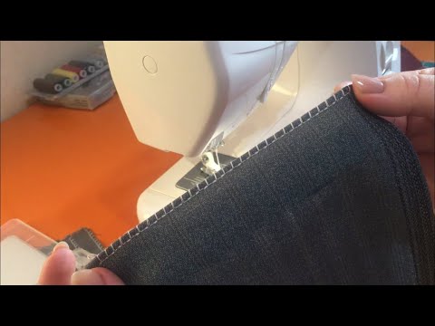 Как шить оверлочной строчкой, оверлочной лапкой
