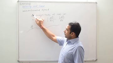 Lec-5 Instantaneous and Average Speed