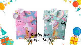 Download Lagu Cara Membungkus Kado yang Mudah dan Simple | DIY Gift Wrapping Tutorial 🎁✨ MP3