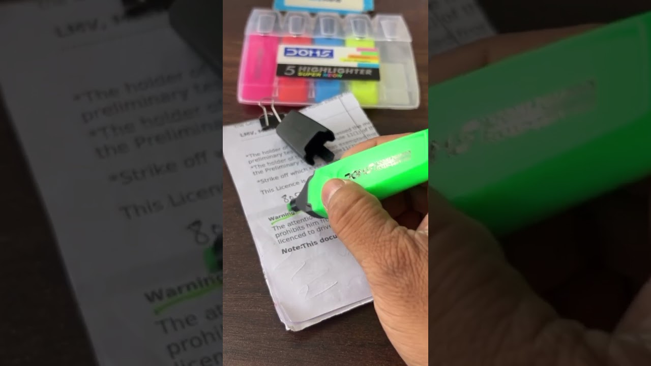 Doms amazing neon highlighter 🚀|Doms art highlighter |Doms pens 