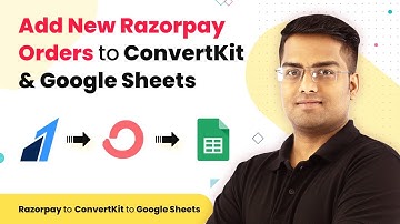 Sell Course Online - Add New Razorpay Orders to ConvertKit & Google Sheets