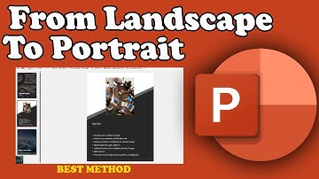 PowerPoint 2024 How To Change From Landscape To Portrait In PowerPoint 2021