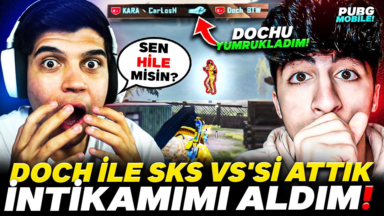 DOCH İLE SKS VS'Sİ ATTIK! İNTİKAMIMI ALDIM! 😱 ( HİLESİN DEDİ! ) – PUBG Mobile