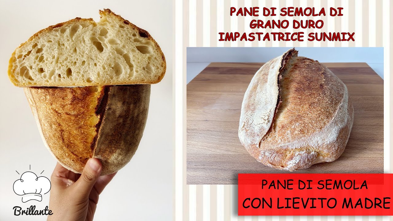Pane di semola di grano duro e lievito madre - pane di Altamura - sunmix