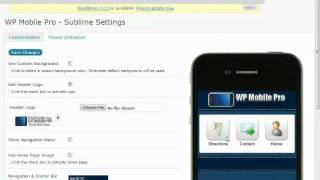 WPMobilePro Customization Options