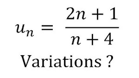 Étudier les variations d
