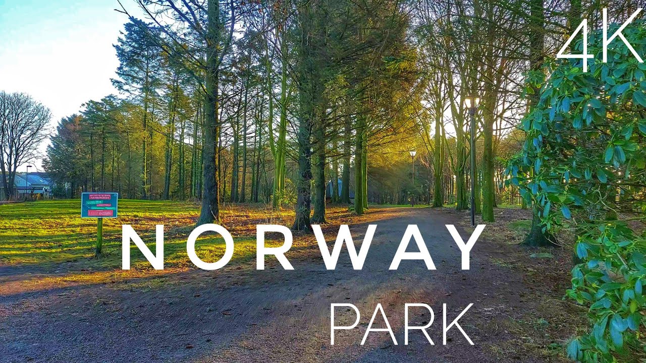 Norway 🇧🇻 Park in 4K | walking tour | Nærbø village - YouTube